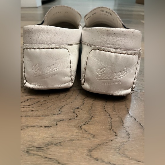 White Gucci loafers size 10 - Picture 2 of 5